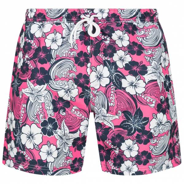 HENLEYS Tubbataha Flower Herren Badeshorts HTG00837 Dress Blues