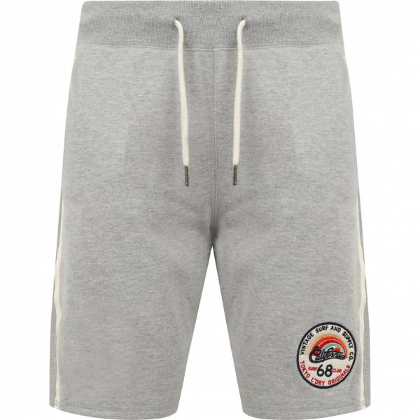 Tokyo Laundry Cali Beach Hommes Short en sweat 1G14437R Gris Clair Chiné