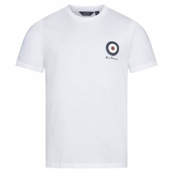 BEN SHERMAN Chest Target Hombre Camiseta 0076261N-BLANCO