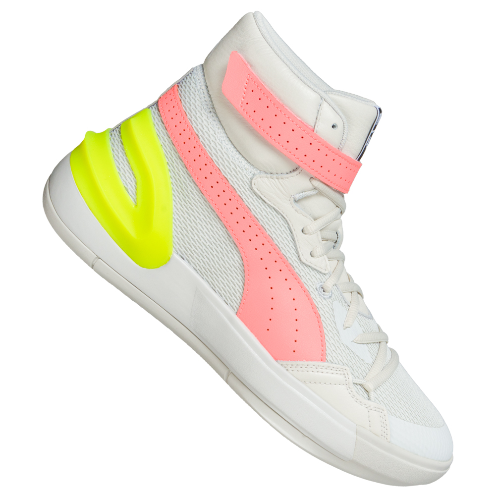 puma pink basketball shoes