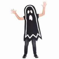 Costume da fantasma per bambini GID Glow in the dark 990710