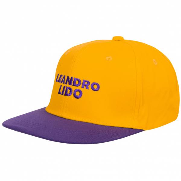 LEANDRO LIDO &quot;No. 24&quot; Snapback Kappe gelb/lila