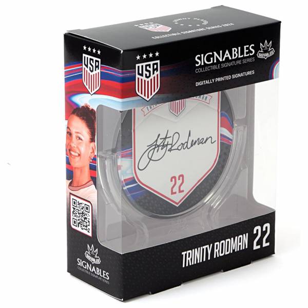 USA Trinity Rodman #22 Pallone da calcio Oggetto da collezione 14 cm 850056417778