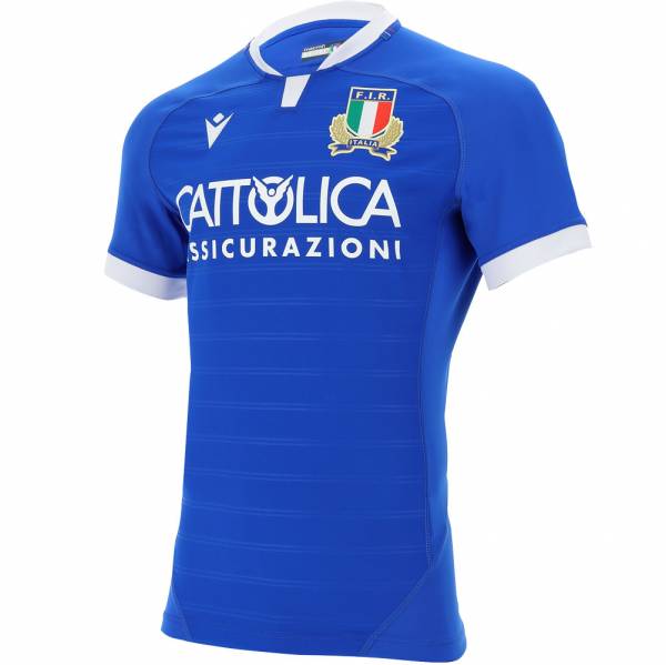 Italie FIR macron Body Fit Hommes Maillot domicile 58122257