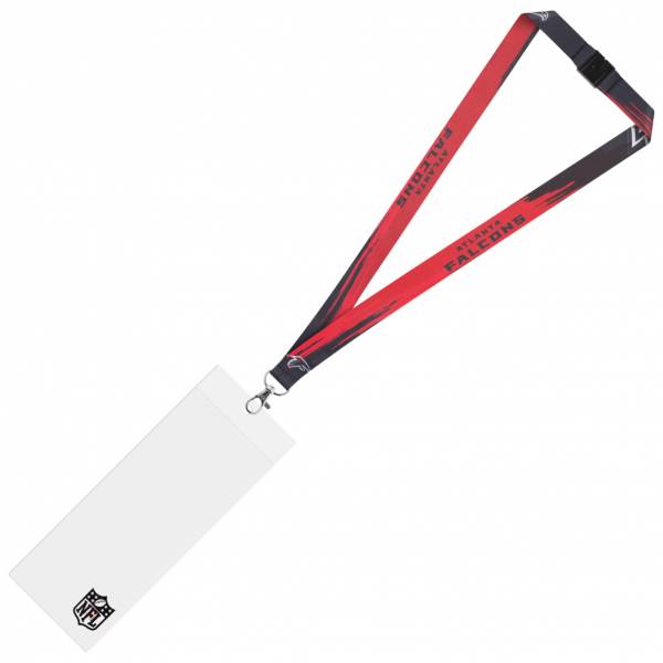 Atlanta Falcons NFL Cinta para las llaves de aficionado con funda para la entrada LYNNFPAINTAF