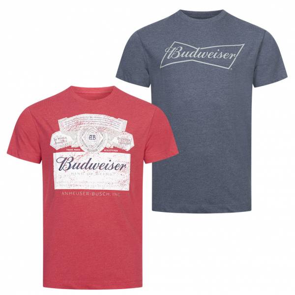 BUDWEISER Hommes T-shirt Lot de 2 POMPK219MUL