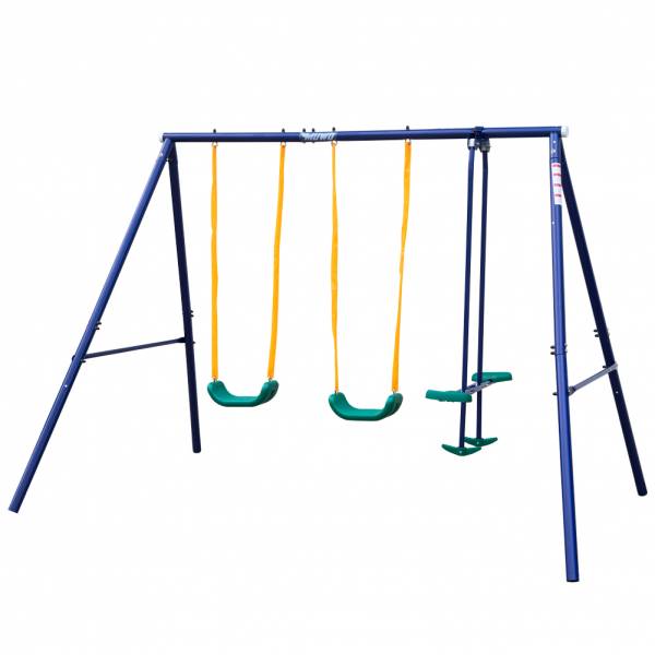 MUWO &quot;Tabalu&quot; Play frame with 2 swings and seesaw