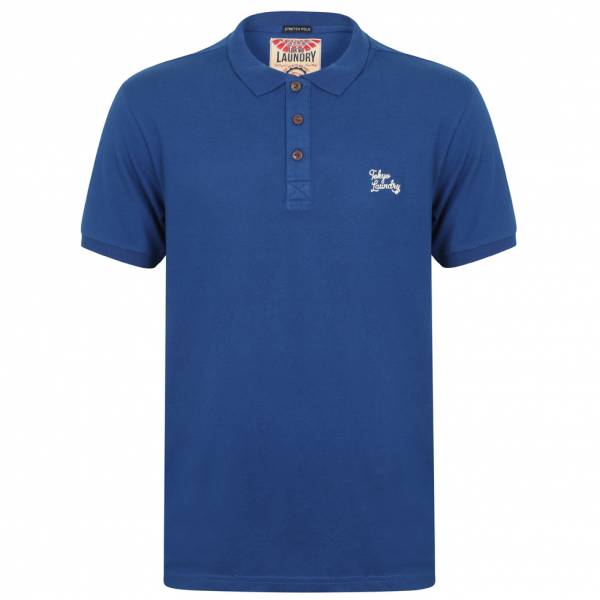 Tokyo Laundry Roseville Cotton Pique Herren Polo-Shirt 1X10922 Sapphire