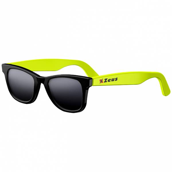 Zeus Gafas de sol negro negro / amarillo neón