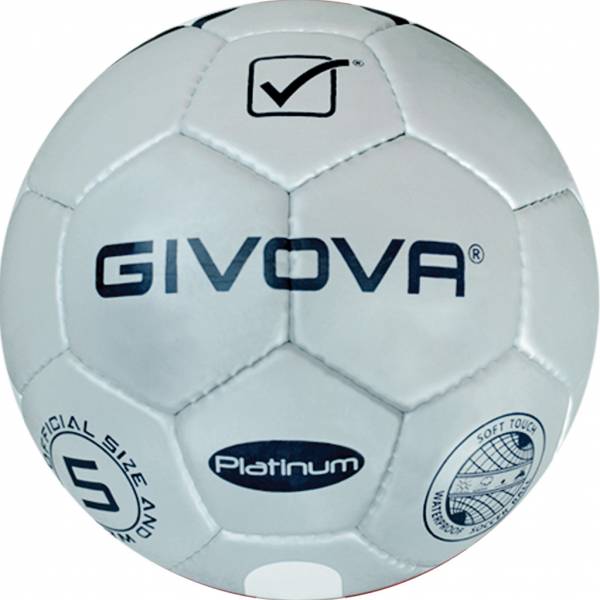 Givova Fussball "Platinum" silber/navy