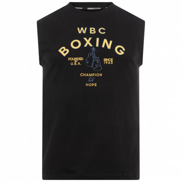 adidas Boxing Hombre Camiseta sin mangas ADIWBCT03_CA negro
