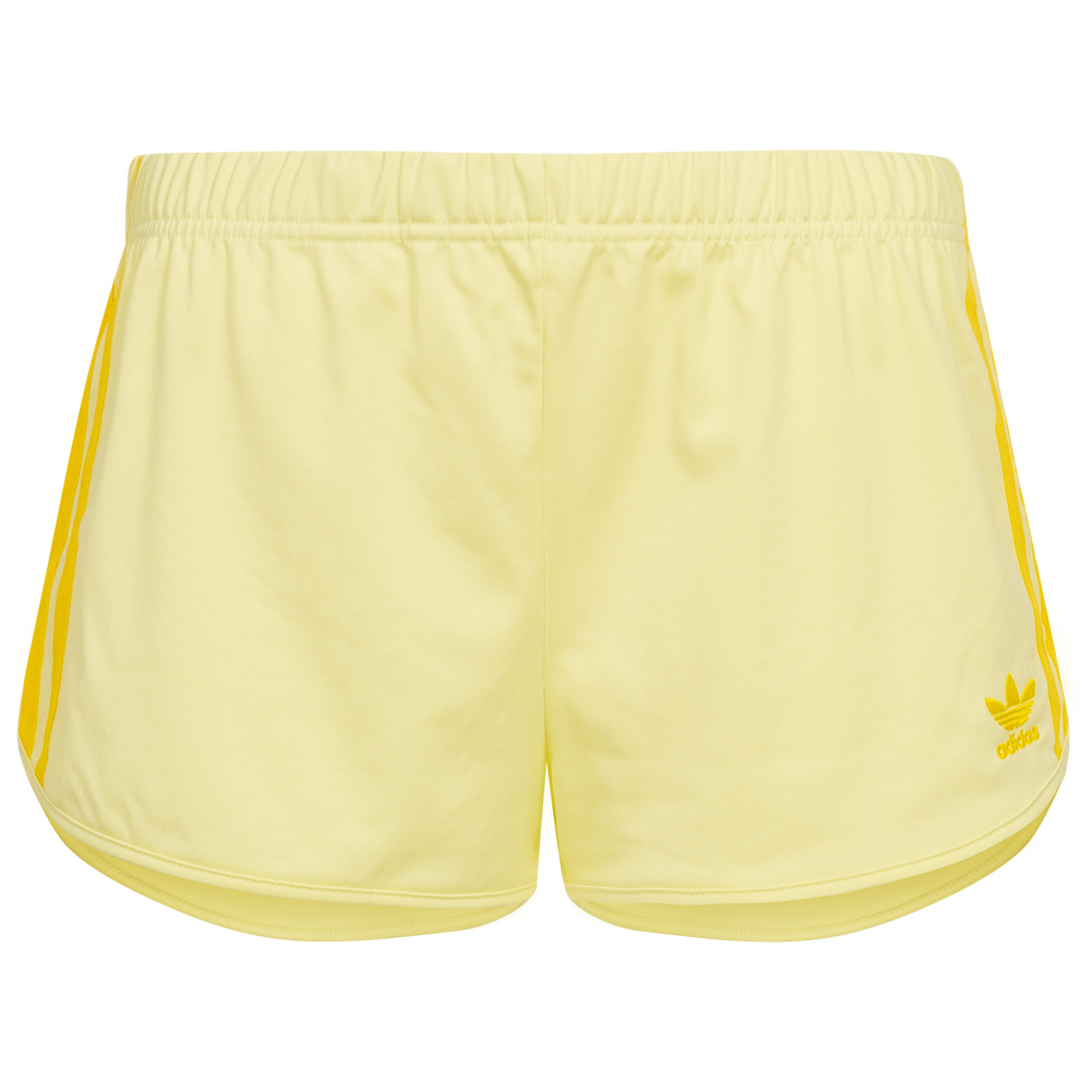 adidas womens shorts yellow