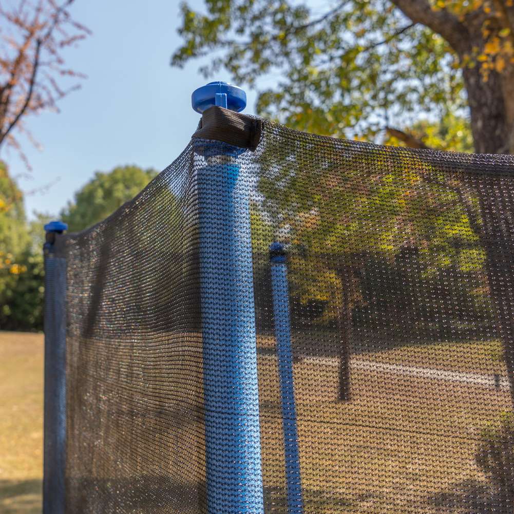 VENTE-UNIQUE - Trampolino Con Rete Di Sicurezza Interna, Scaletta