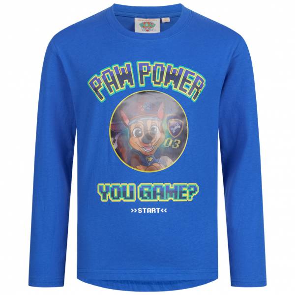 Paw Patrol Power Kinder Langarmshirt mit 3D-Druck