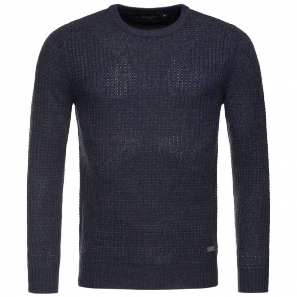 BRAVE SOUL Dennett Colour Twist Crew Herren Sweatshirt MK-230DENNETT Navy