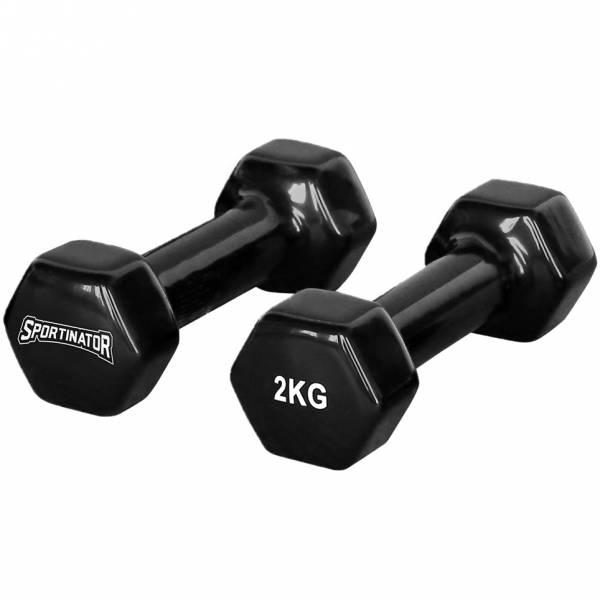 SPORTINATOR Haltère de 2 kg Set de 2