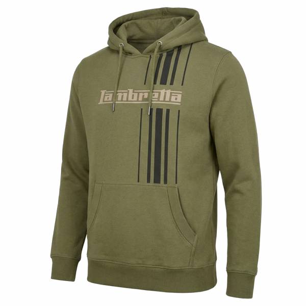 Lambretta Racing Stripe Men Hoody SS5027-KHAKI