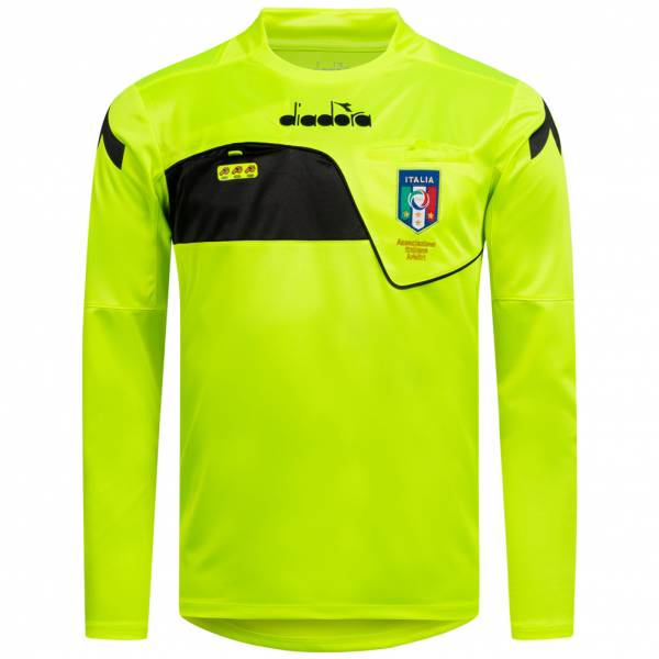 Italie AIA Match Diadora Hommes Maillot d'arbitre à manches longues 102.173012-97015