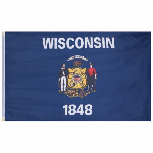 Wisconsin MUWO &quot;America Edition&quot; Flagge 90x150cm