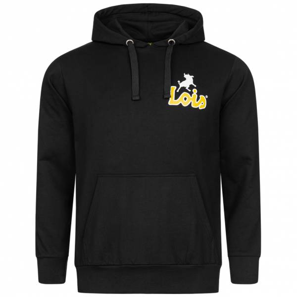 Lois Jeans Herren Kapuzen Sweatshirt 3E-LSSHM-Black