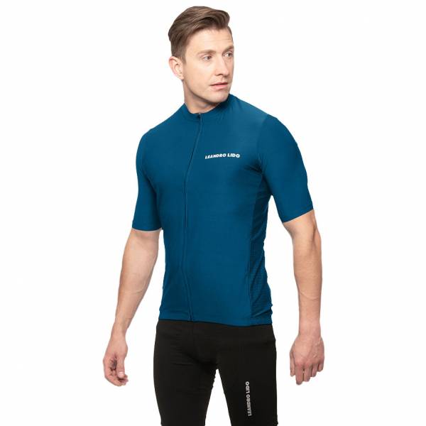 LEANDRO LIDO &quot;Portofino&quot; Herren Radsport Kurzarm Trikot blau