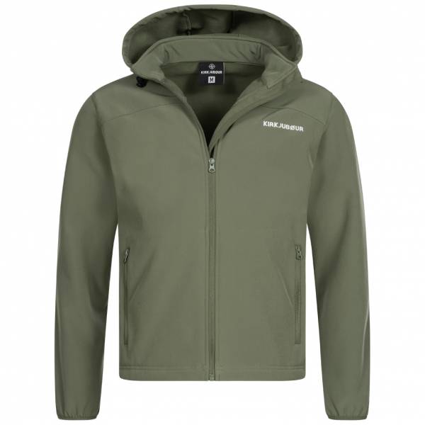 KIRKJUBØUR® &quot;Hestur&quot; Herren SOFTSHELLjacke 10.000 mm Wassersäule grün