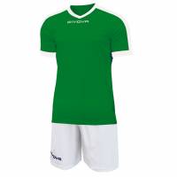 Givova Kit Revolution Maillot de football avec Short vert blanc