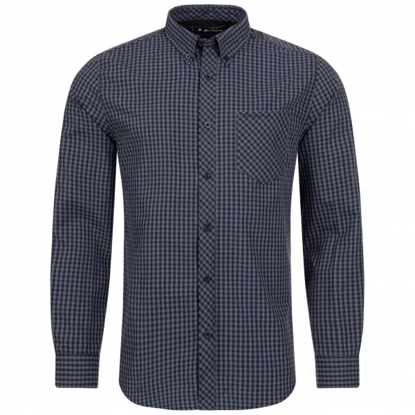 BEN SHERMAN Gingham Uomo Camicia a maniche lunghe 0072918-026