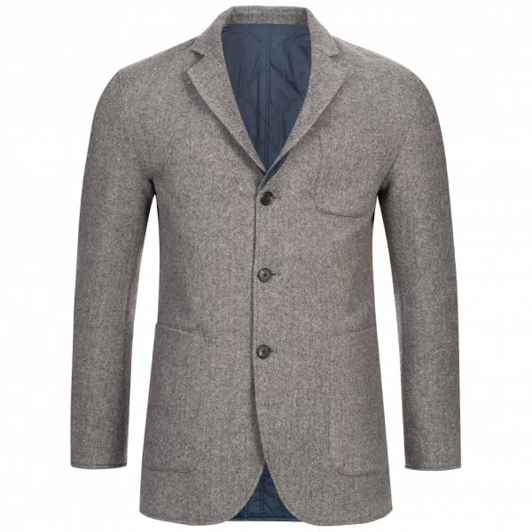 Hackett London Heren Omkeerbare wol linnen zijde blazer HM402093-5JE