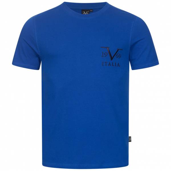 19V69 Versace 1969 Basic Big Logo Herren T-Shirt VI20SS0008B royal
