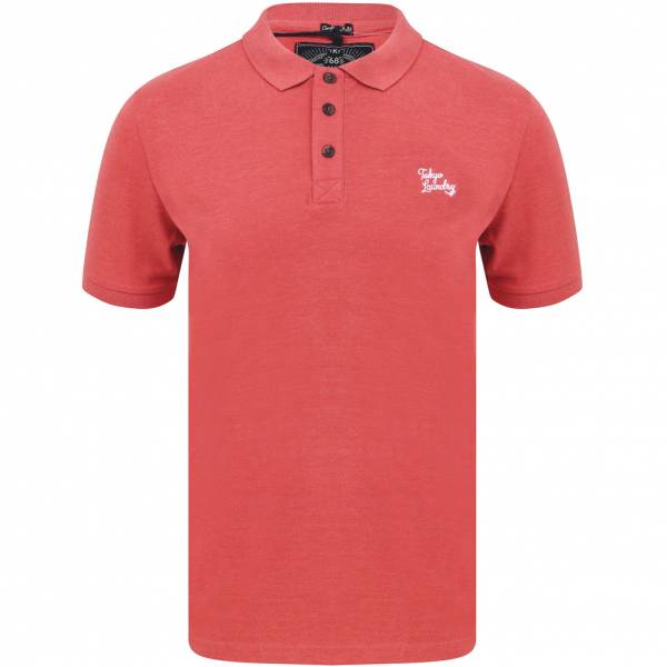 Tokyo Laundry Marahau Herren Poloshirt 1X12840 Faded Peach Marl