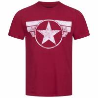 Logo di Capitan America MARVEL Uomo T-shirt FAMTS956ACR