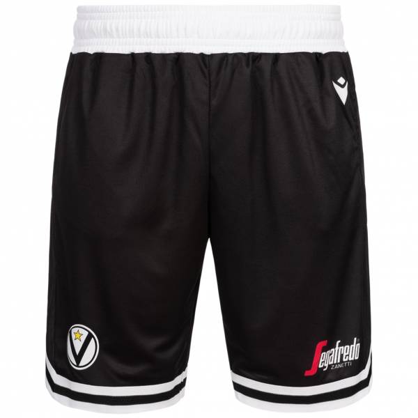 Virtus Bologna macron Heren Short 58195496 zwart 146-158 XS