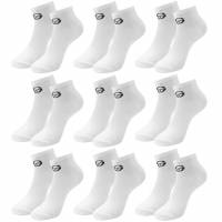 Sergio Tacchini Hombre Calcetines cortos 9 pares blanco