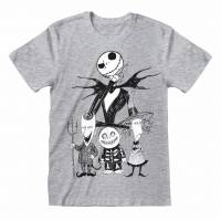 Nightmare Before Christmas Trick Or Treaters Men T-shirt NBX00748TSC