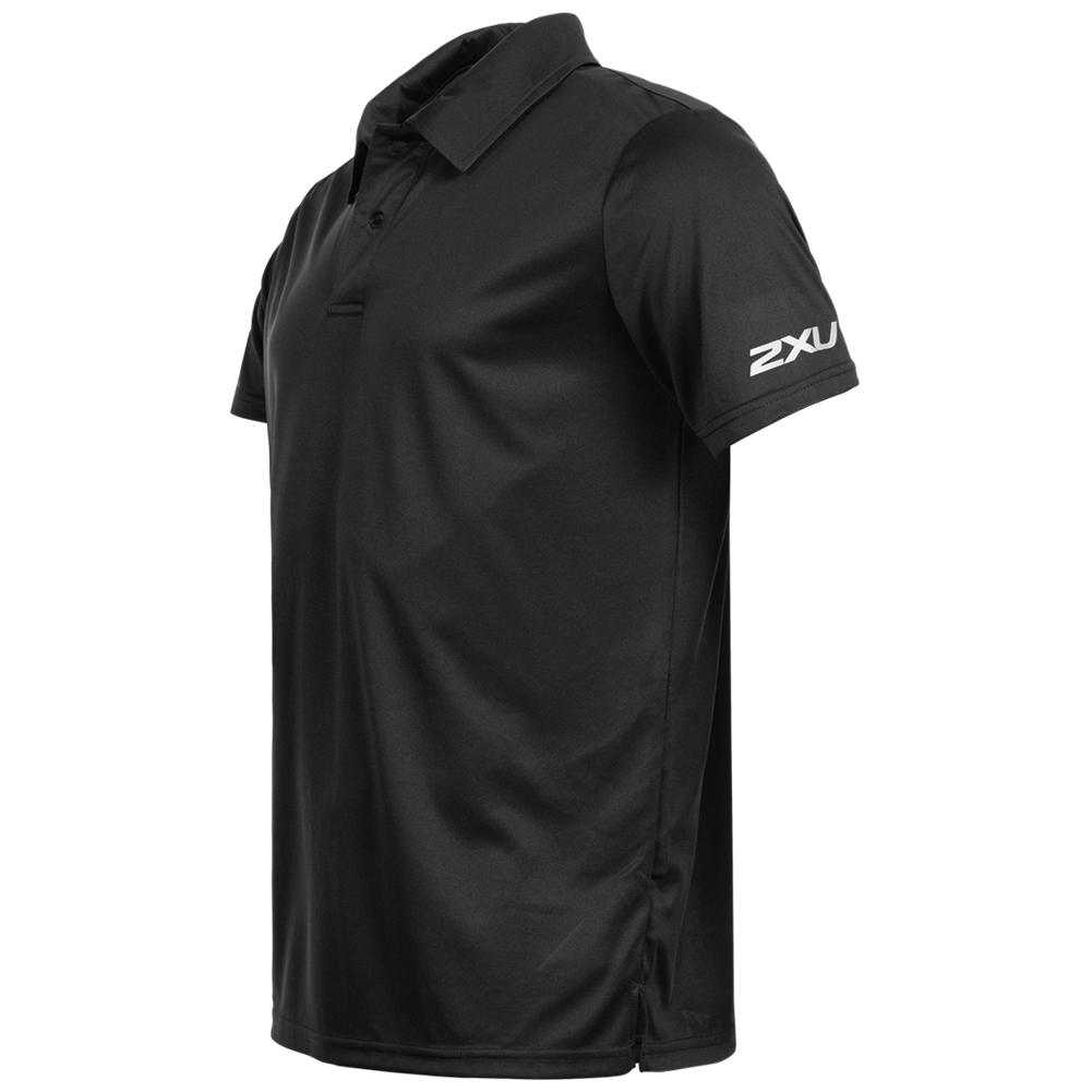 Download 2XU Event Men Polo Shirt MR3208a-BLK-BLK | SportSpar.com