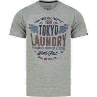Tokyo Laundry Ferndale Herren T-Shirt 1C18111 Light Grey Marl