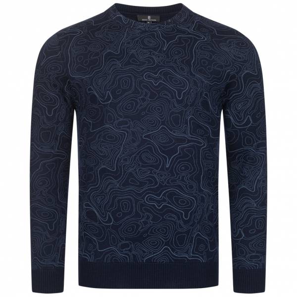 BORIS BECKER "Borak" Herren Wollpullover 21WBBMJMP00017-NAVY