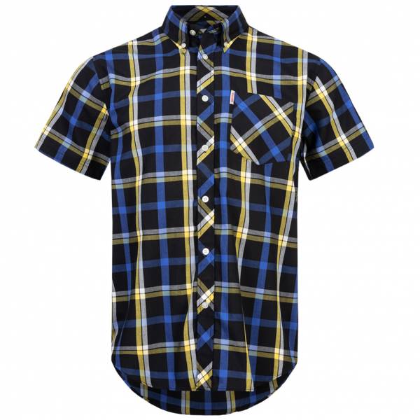 BRUTUS JEANS Kurzarm Hemd 10001 Black Heritage Check