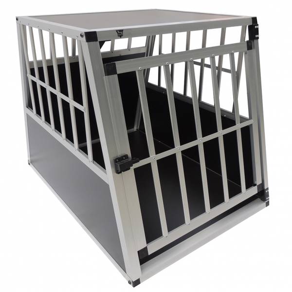 SPOCADO &quot;Villa&quot; Caisse de transport pour chien 91 x 69 x 65 cm noir/gris