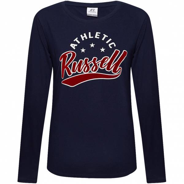 RUSSELL Logo Damen Langarm Shirt A9-125-2-190