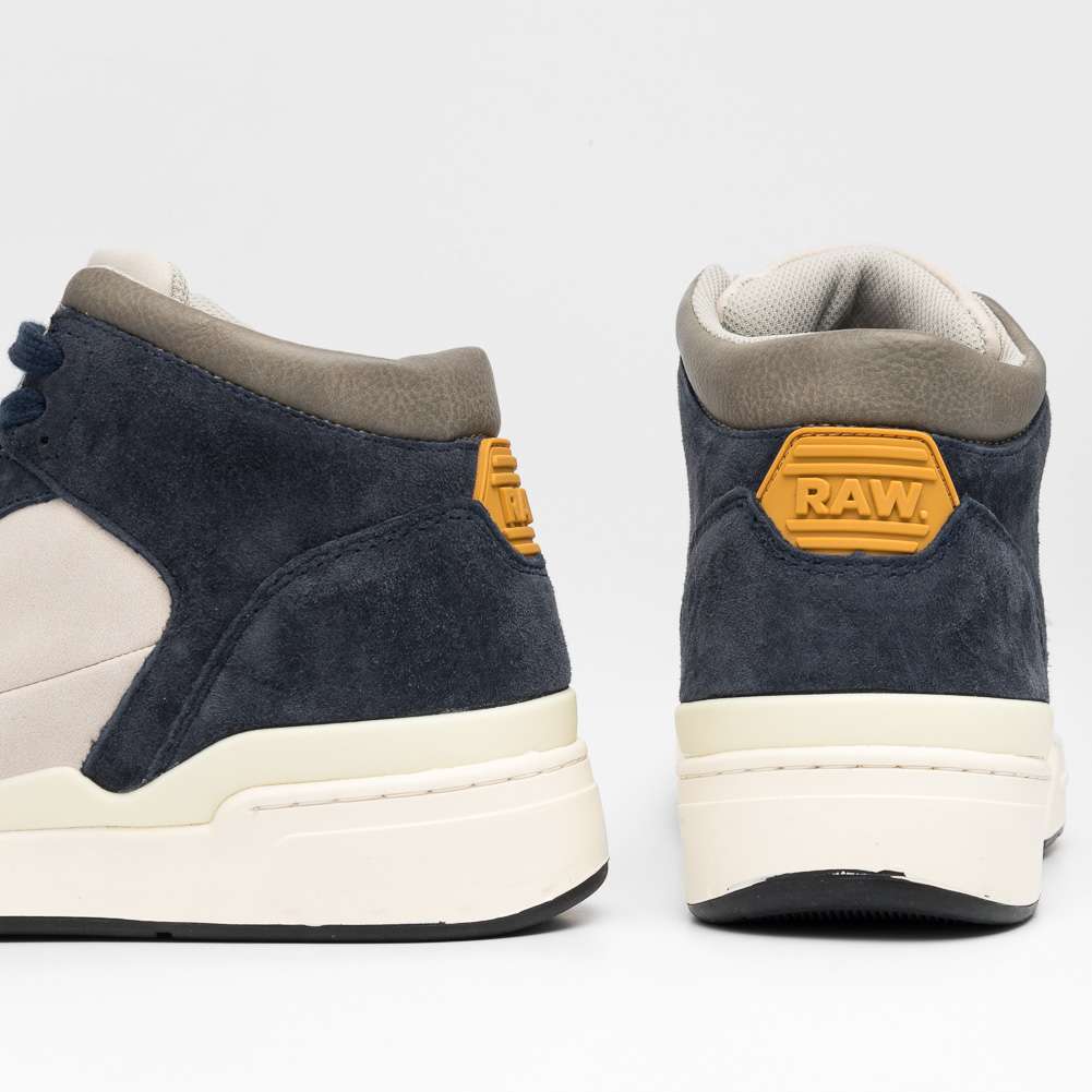 G-STAR RAW ATTACC Mid Herren Nubukleder Sneaker 2212 040712 NVY  