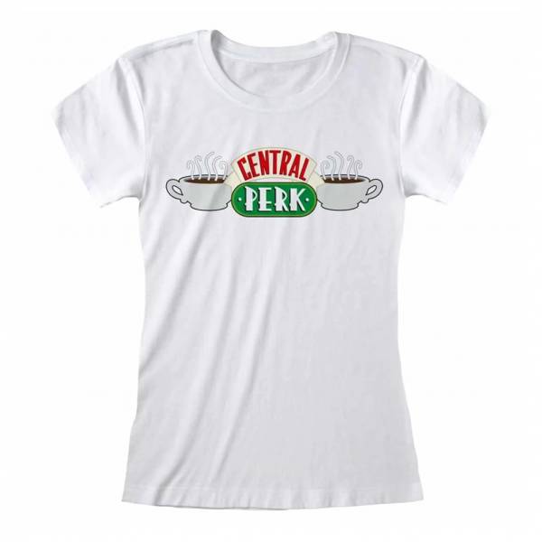 Amigos Central Perk White Mujer Camiseta FRE00024SKW