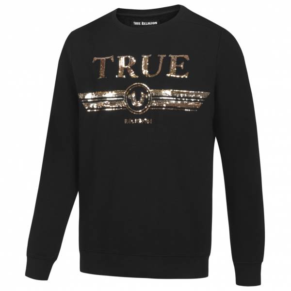True Religion Trucci Sequin Crew Hommes Sweat-shirt M19HF28N7G-4005