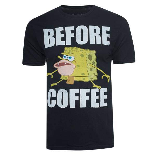 BOB L'ÉPONGE BE4 Coffee Hommes T-shirt PMMTS011BLK