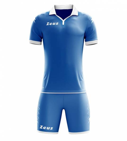 Zeus Kit Scorpion Trikot + Shorts Set royal/bianco