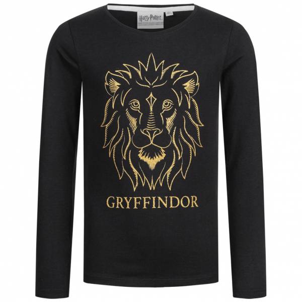 Harry Potter Gryffindor Enfants Haut à manches longues noir