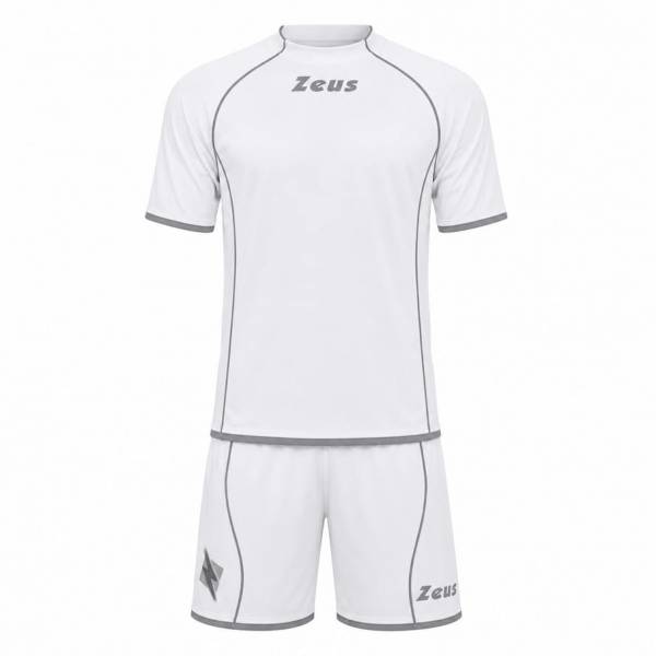 Zeus Kit Shox Kit da calcio 2 pezzi bianco/grigio