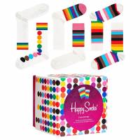 Happy Socks Pride Rainbow Geschenkset Socken 3 Paar XPRD08-1300
