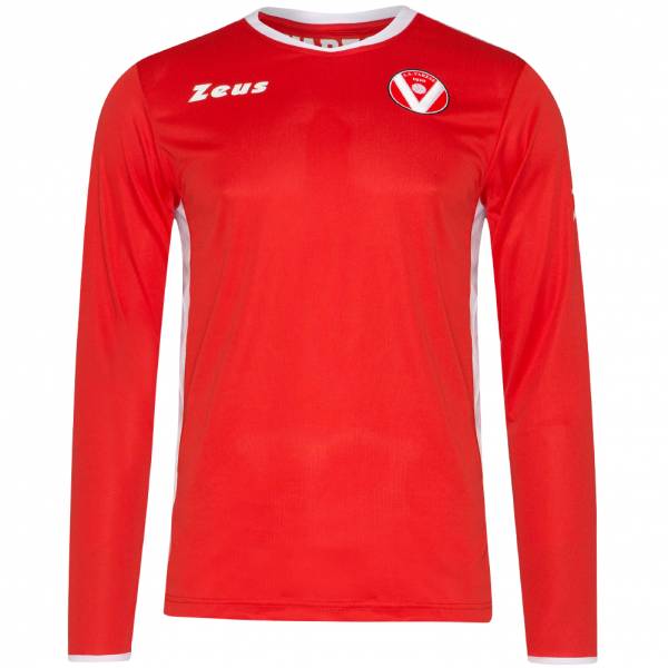 SSD Varese Calcio Zeus Hommes Maillot domicile à manches longues VAR-11